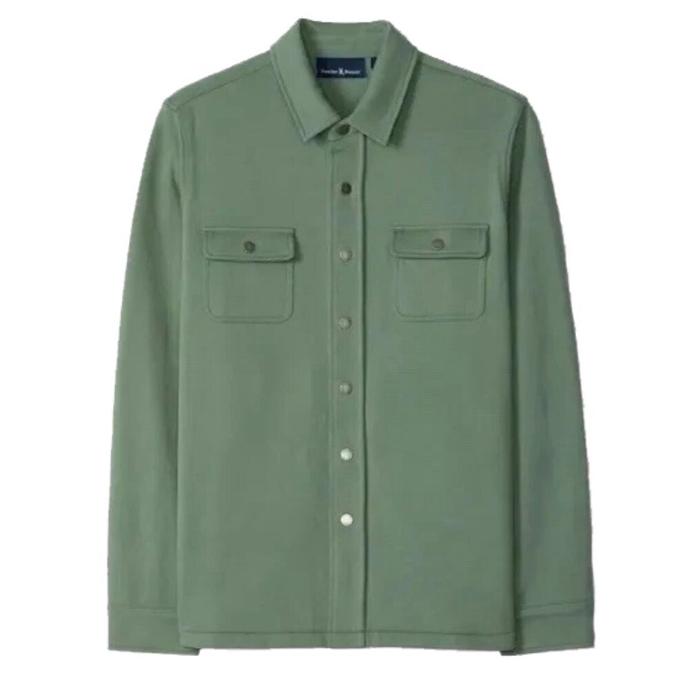 NWOT Psycho Bunny Men's Harrison Overshirt Agave Green Shirt XXXL 3XL